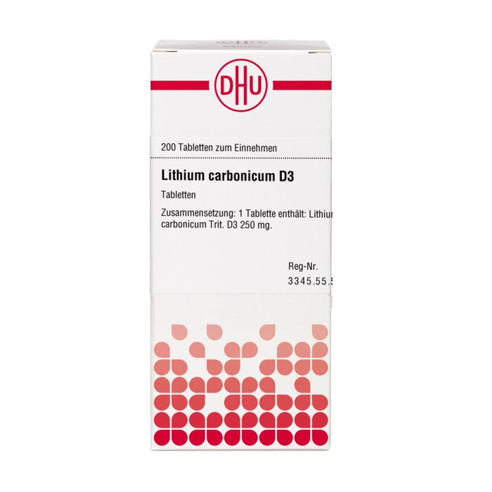 Lithium carbonicum D3 DHU Tabletten, 200 St. Tabletten