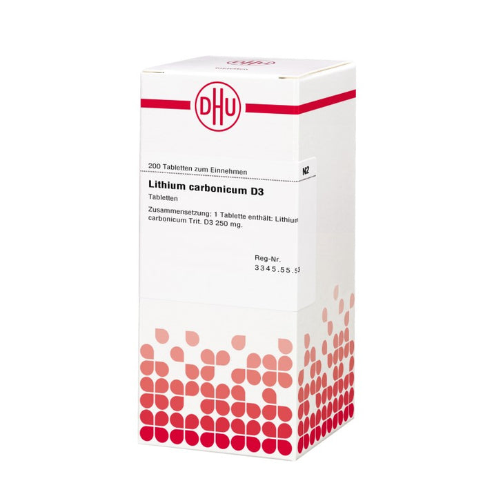 Lithium carbonicum D3 DHU Tabletten, 200 St. Tabletten