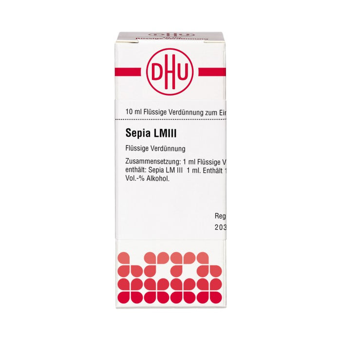 DHU Sepia LM III Dilution, 10 ml Lösung