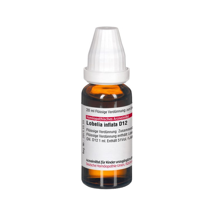 Lobelia inflata D12 DHU Dilution, 20 ml Lösung