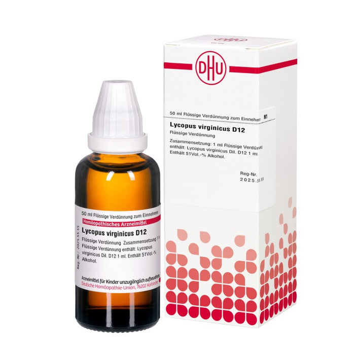 DHU Lycopus virginicus D12 Dilution, 50 ml Lösung