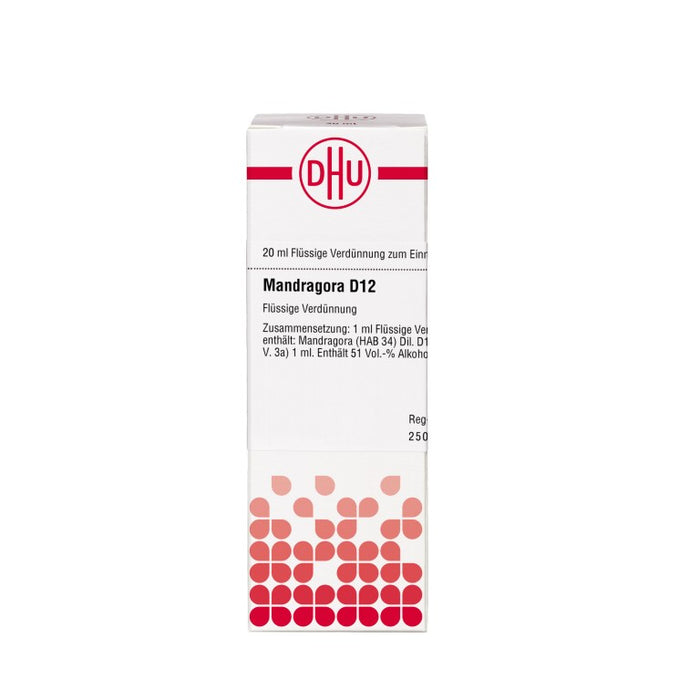 DHU Mandragora D12 Dilution, 20 ml Lösung