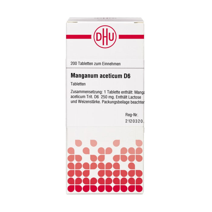 DHU Manganum aceticum D6 Tabletten, 200 pc Tablettes