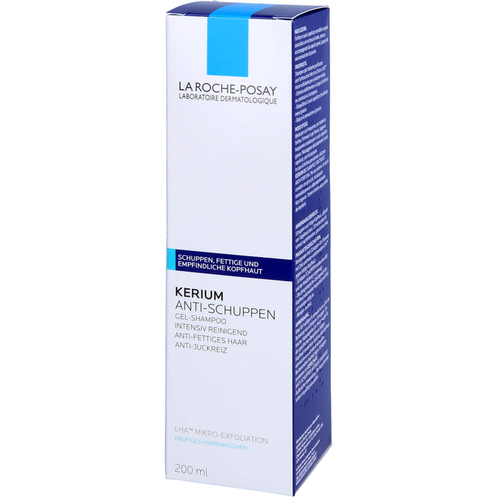 LA ROCHE-POSAY Kerium Shampoo-Gel Anti-Schuppen, 200 ml Shampoo