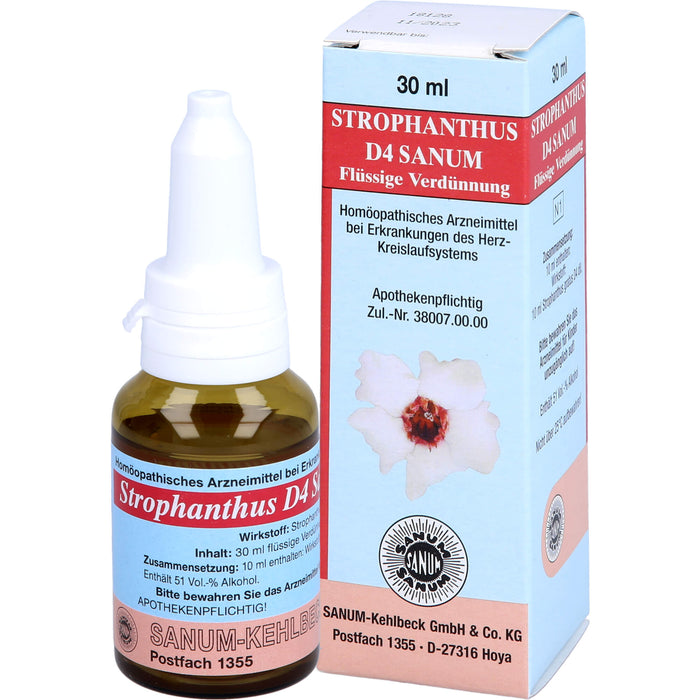 SANUM-KEHLBECK Strophantus D4 flüssige Verdünnung, 30 ml Lösung