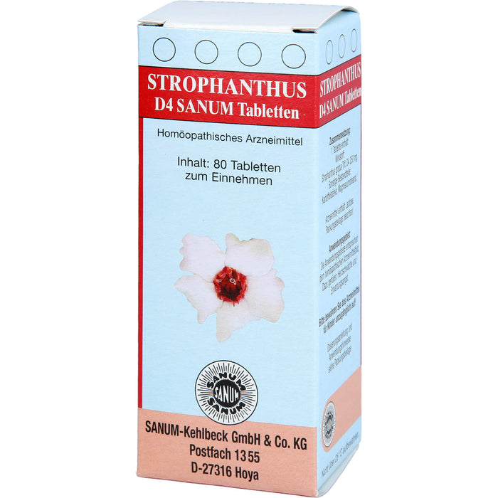 SANUM-KEHLBECK Strophanthus D4 Tabletten, 80 pc Tablettes