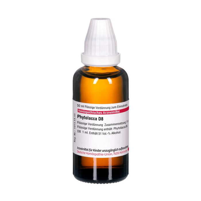 DHU Phytolacca D8 Dilution, 50 ml Lösung