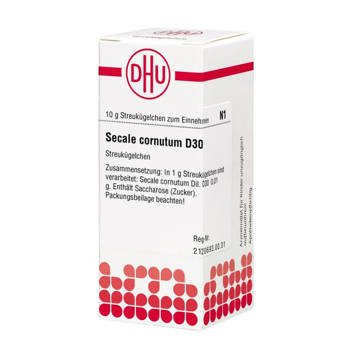 DHU Secale cornutum D30 Streukügelchen, 10 g Globules