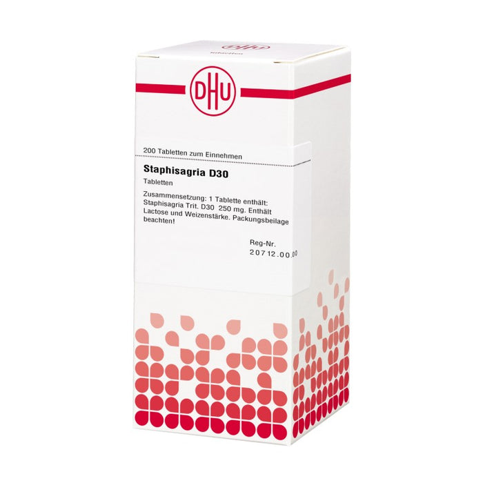 DHU Staphisagria D30 Tabletten, 200 St. Tabletten