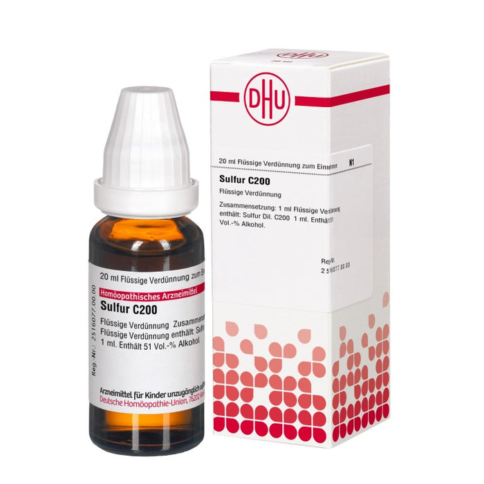 DHU Sulfur C200 Dilution, 20 ml Lösung