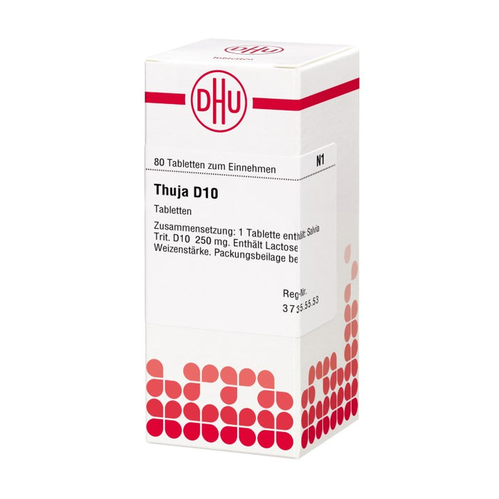 DHU Thuja D10 Tabletten, 80 pc Tablettes