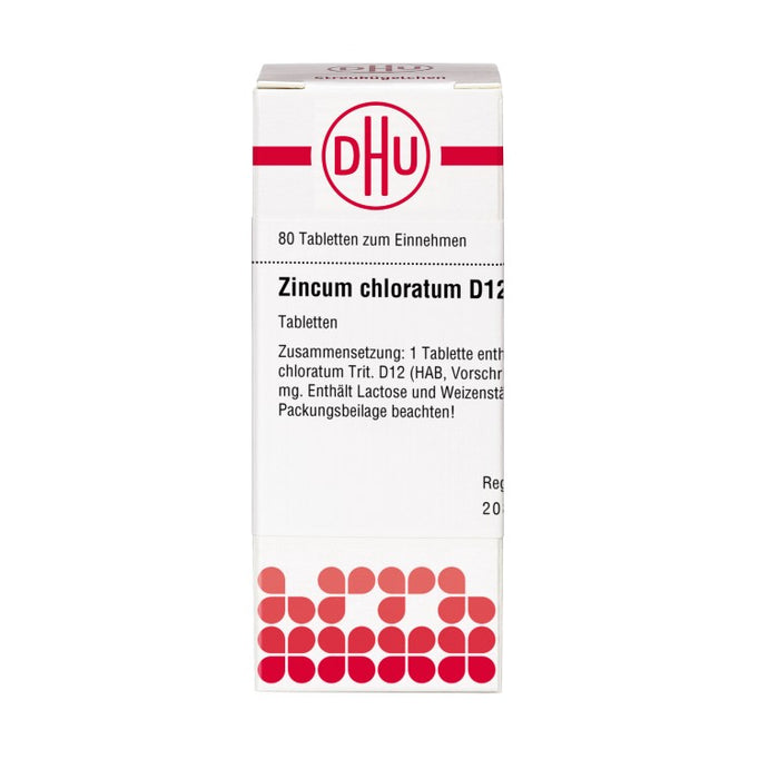 DHU Zincum chloratum D12 Tabletten, 80 pc Tablettes