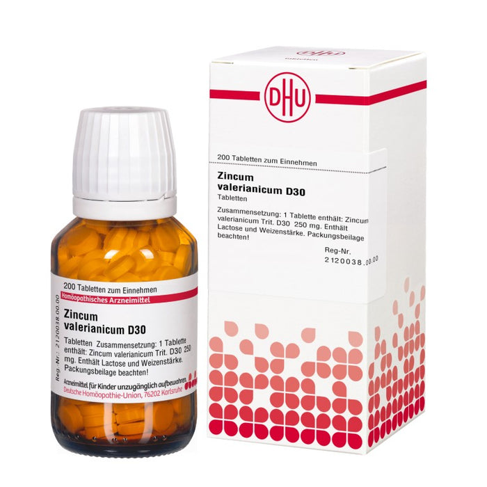 Zincum valerianicum D30 DHU Tabletten, 200 St. Tabletten