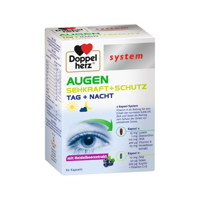 Doppelherz system AUGEN SEHKRAFT + SCHUTZ, 60 pcs. Capsules