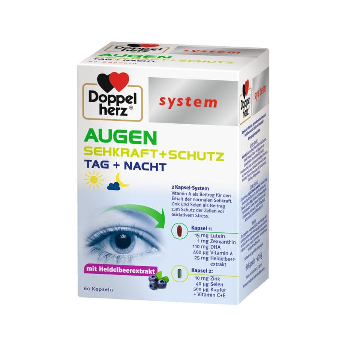 Doppelherz system AUGEN SEHKRAFT + SCHUTZ, 60 pcs. Capsules