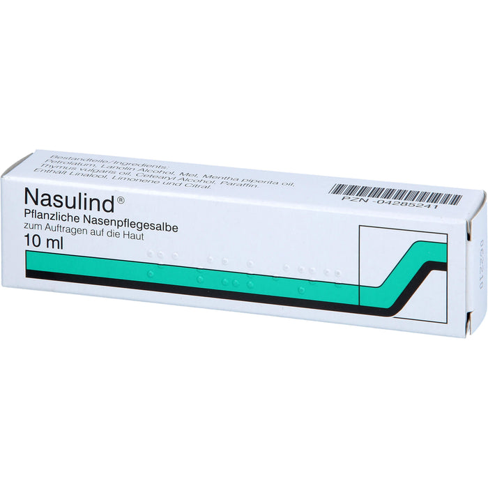 Nasulind Pflanzliche Nasenpflegesalbe, 10 ml Ointment