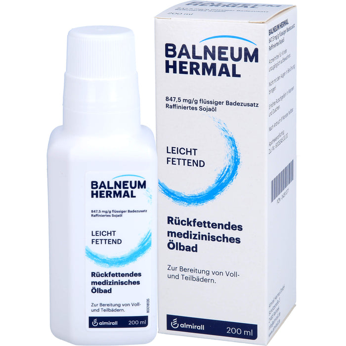 Balneum Hermal rückfettendes Ölbad gegen trockene, leicht juckende Haut, 200 ml Solution