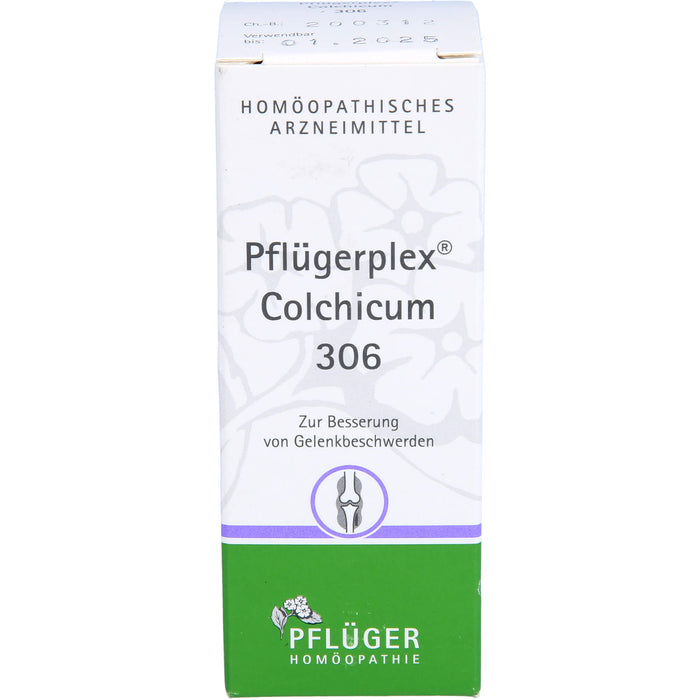 Pflügerplex Colchicum 306 Tabletten zur Besserung von Gelenkbeschwerden, 100 pc Tablettes