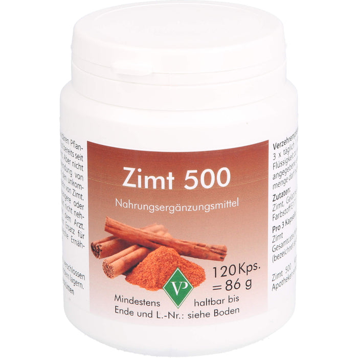 VELAG Zimt 500 Kapseln, 120 pc Capsules