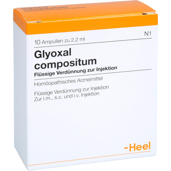 Glyoxal compositum Inj.-Lsg., 10 pc Ampoules