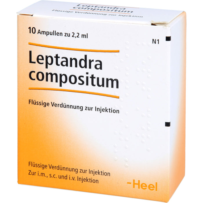 Leptandra compositum Inj.-Lsg., 10 pcs. Ampoules