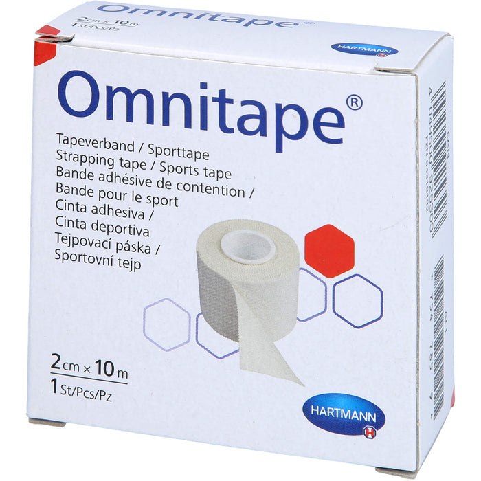 HARTMANN Omnitape Tapeverband 2 cm x 10 m, 1 pc Pansement