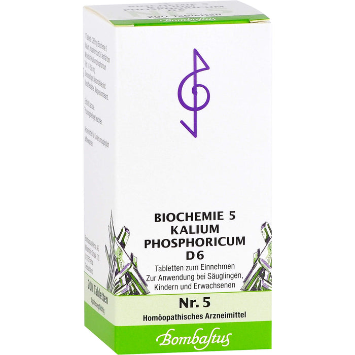 Biochemie 5 Kalium phosphoricum Bombastus D6 Tbl., 200 St TAB