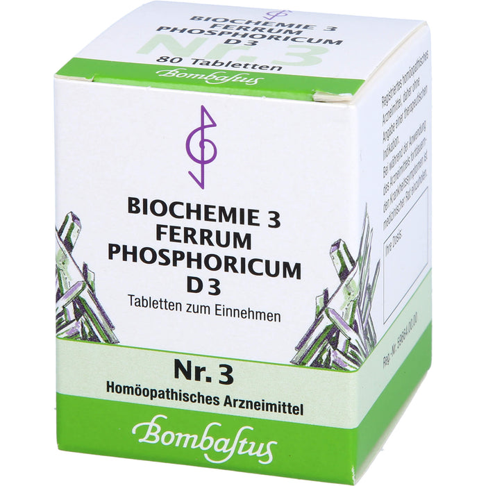 Biochemie 3 Ferrum phosphoricum Bombastus D3 Tbl., 80 St TAB