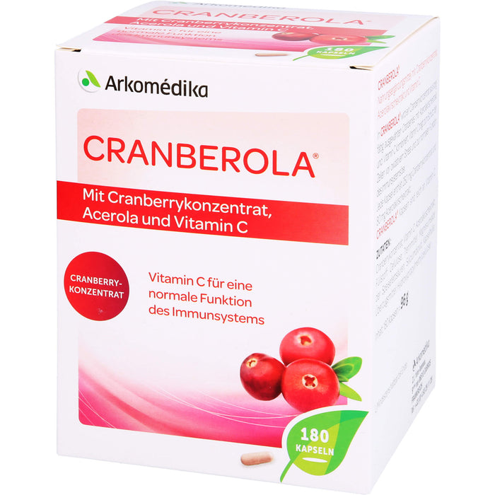 CRANBEROLA Kapseln, 180 pc Capsules