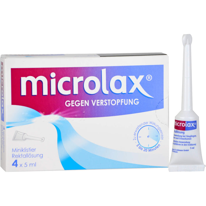 microlax Miniklistier Rektallösung Reimport EMRAmed, 4 pcs. Enemas