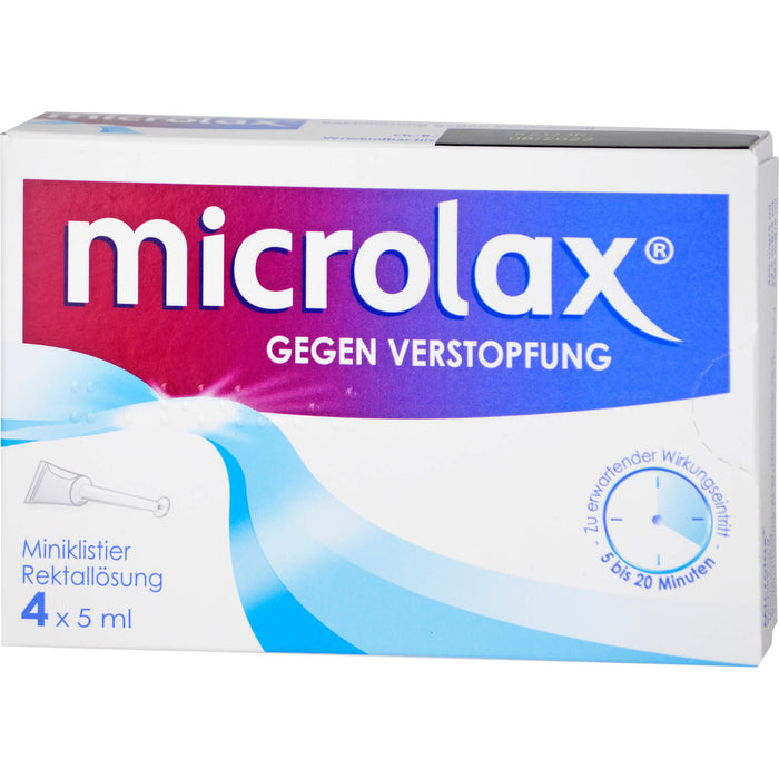 microlax Miniklistier Rektallösung Reimport EMRAmed, 4 pc Lavements