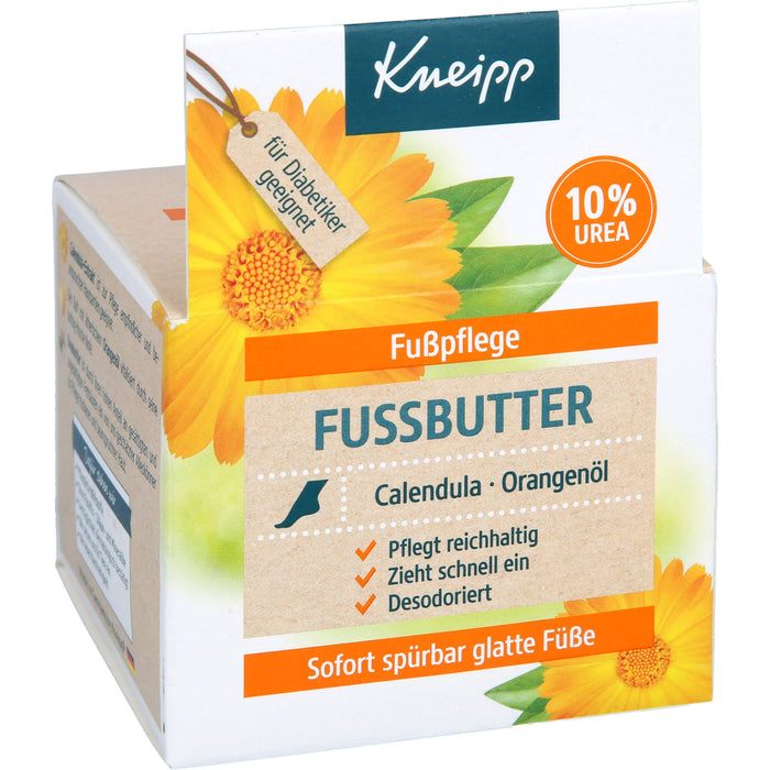 Kneipp Fussbutter Ringelblume-Rosmarin reichhaltige Pflege für trockene Füße, 100 g Cream