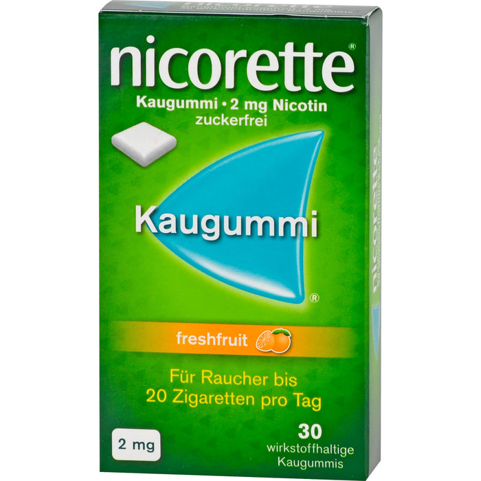 Nicorette 2mg Freshfruit Emra Kaugummi, 30 St KGU