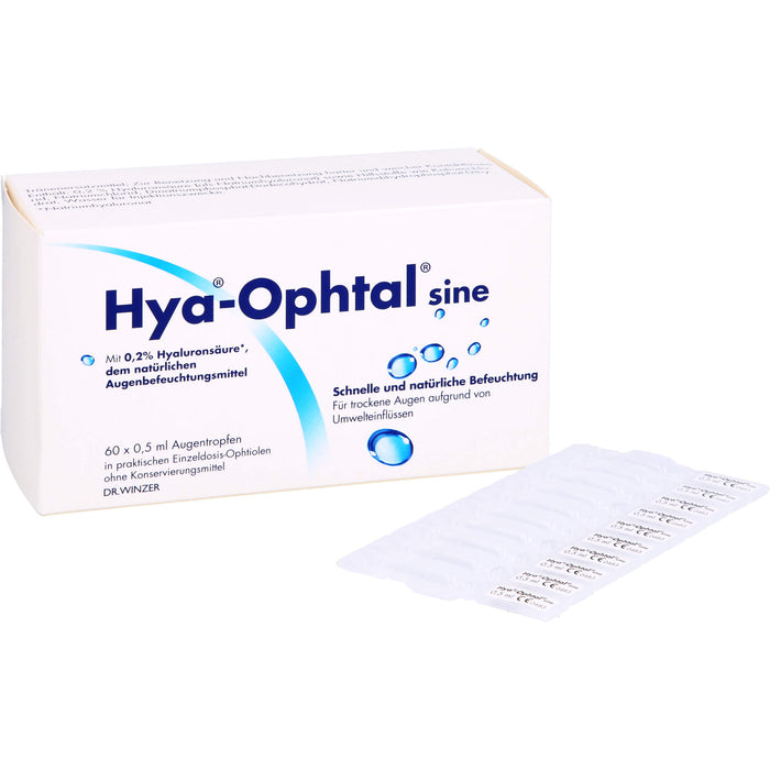 Hya-Ophtal  Lösung zur Erfrischung und Befeuchtung, 60 pcs. Solution