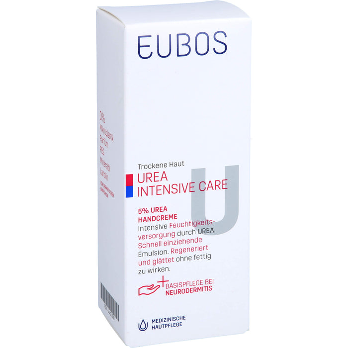 EUBOS Trockene Haut Urea 5% Handcreme, 75 ml Crème