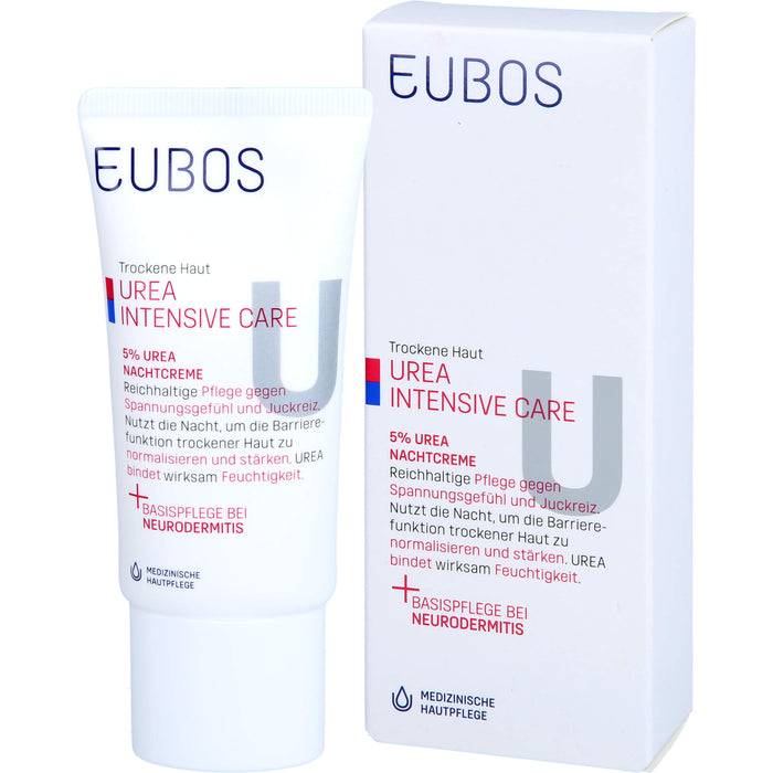 EUBOS Trockene Haut Urea 5% Nachtcreme, 50 ml XNC