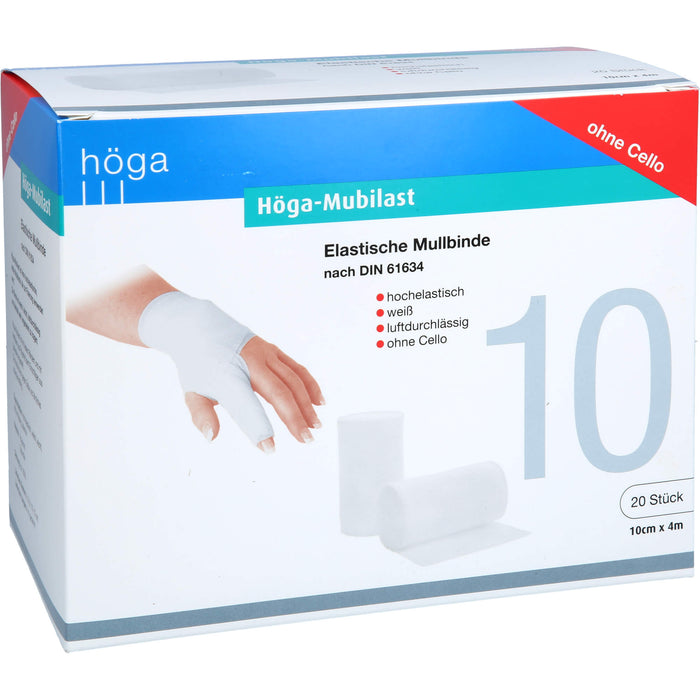 Höga-Mubilast elastische Mullbinde nach DIN 61634, 20 pc Bandage