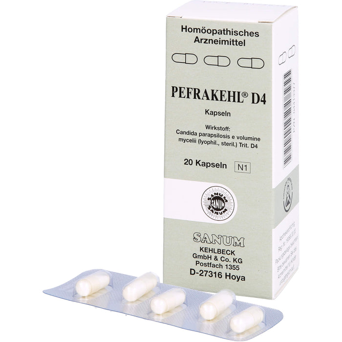 Pefrakehl D4 Kaps., 20 pcs. Capsules