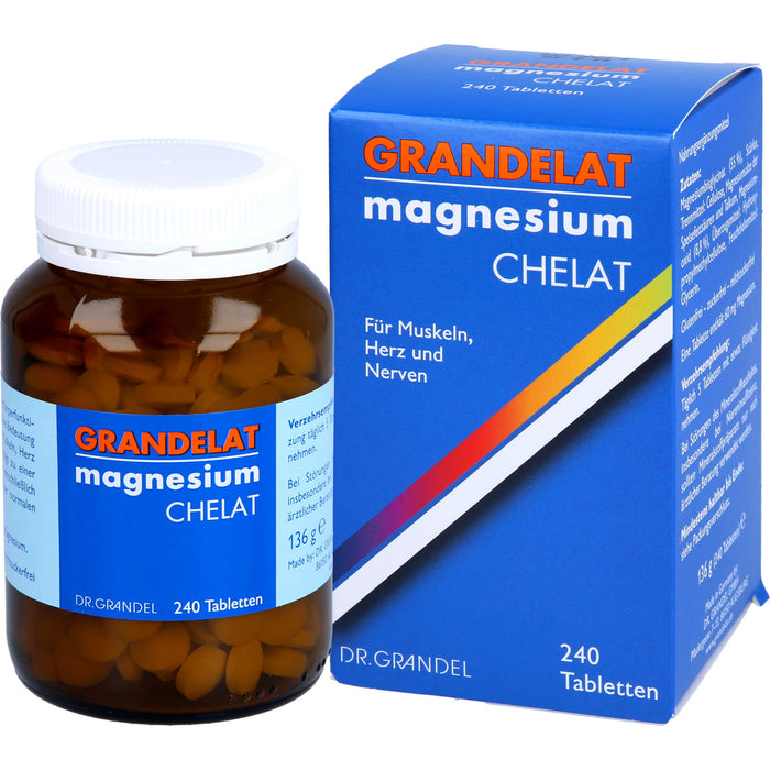 Dr. Grandel Grandelat Magnesium Chelat Tabletten, 240 pc Tablettes