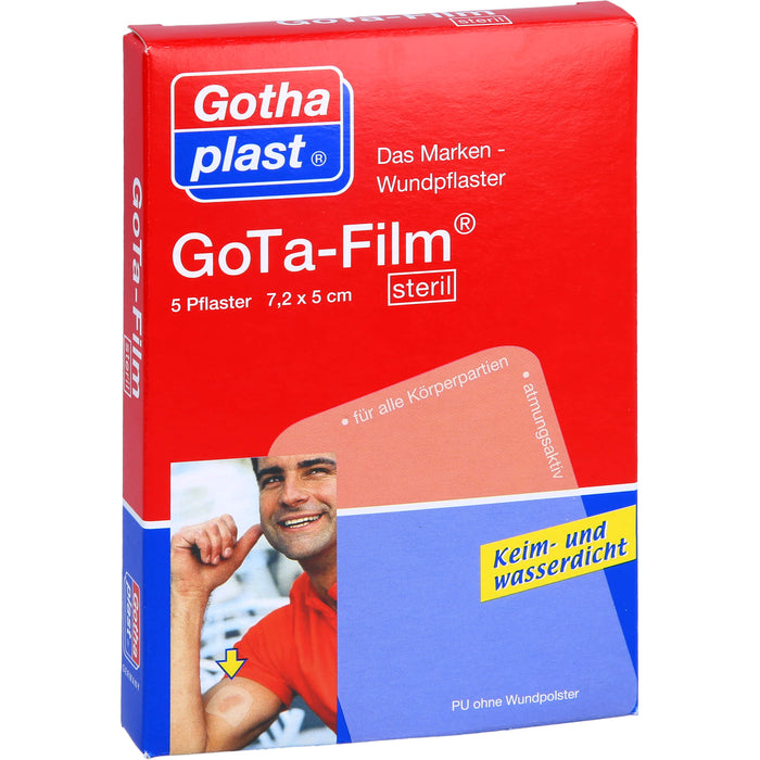 GoTa-Film sterile Pflaster 7,2 cm x 5 cm, 5 pcs. Patch