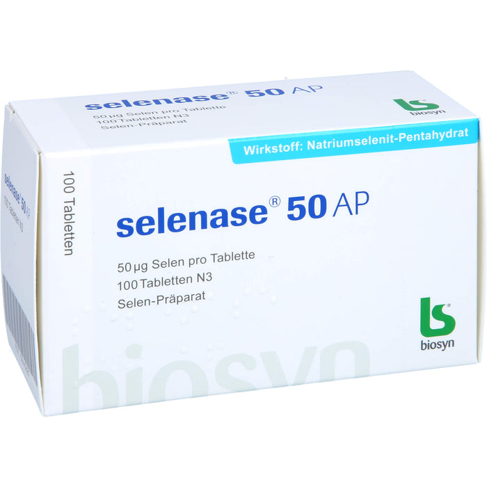 selenase 50 AP Tabletten bei nachgewiesenem Selenmangel, 100 pcs. Tablets