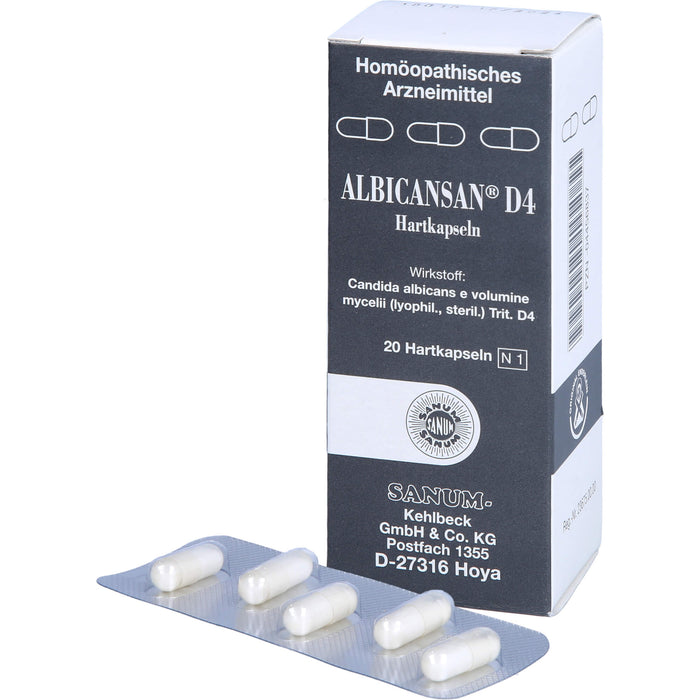 Albicansan D4 Sanum-Kehlbeck Kaps., 20 pc Capsules