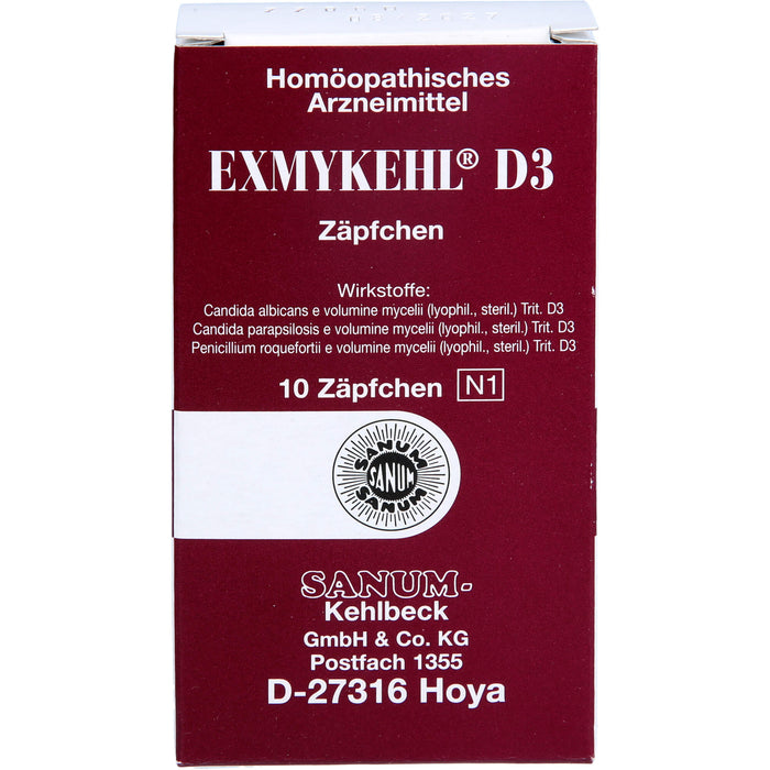 EXMYKEHL D3 Zäpfchen, 10 pcs. Suppositories