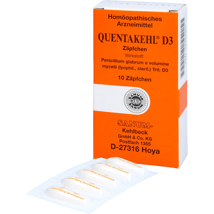 QUENTAKEHL D3 Zäpfchen, 10 pcs. Suppositories