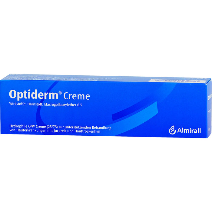 Optiderm Creme bei Hauterkrankungen mit Juckreiz und Hauttrockenheit, 100 g Cream