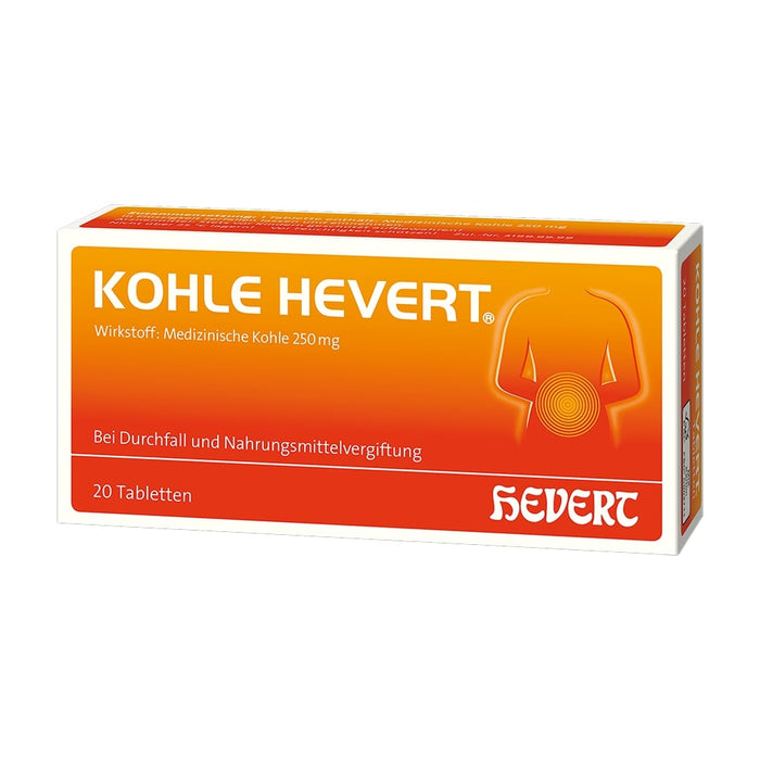 Kohle Hevert Tabletten, 20 pcs. Tablets