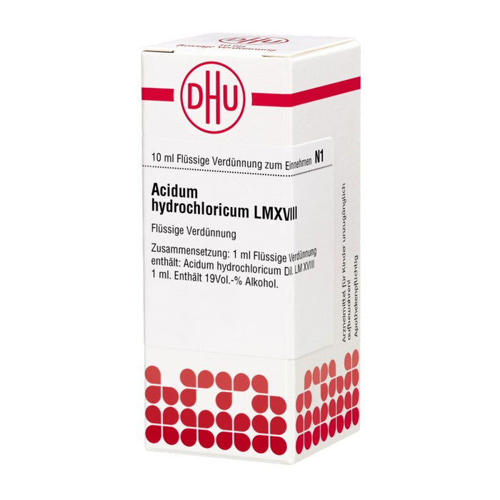 DHU Acidum hydrochloricum LM XVIII Dilution, 10 ml Lösung