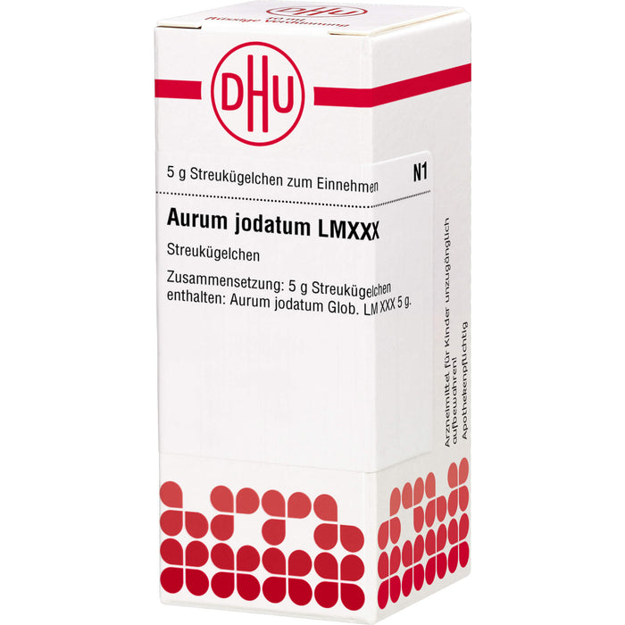 Aurum jodatum LM XXX DHU Globuli, 5 g Globuli