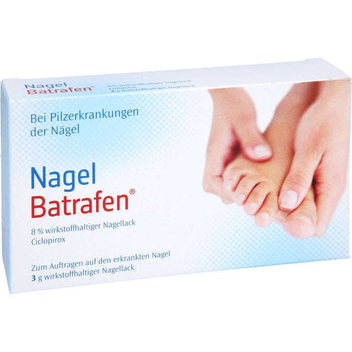 Nagel Batrafen 8% wirkstoffhaltiger Nagellack bei Pilzerkrankungen der Nägel, 3 g Solution