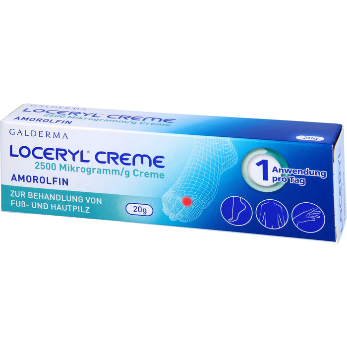 Loceryl Creme bei Fuß- und Hautpilz, 20 g Cream